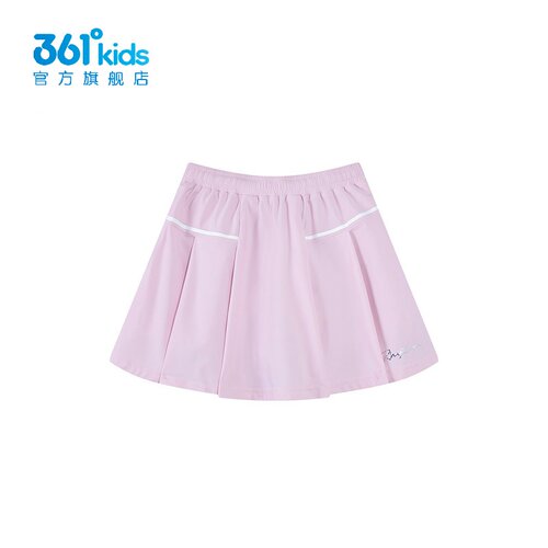 361°儿童运动裙速干新品夏季百褶裙中大童针织短裙K62421503