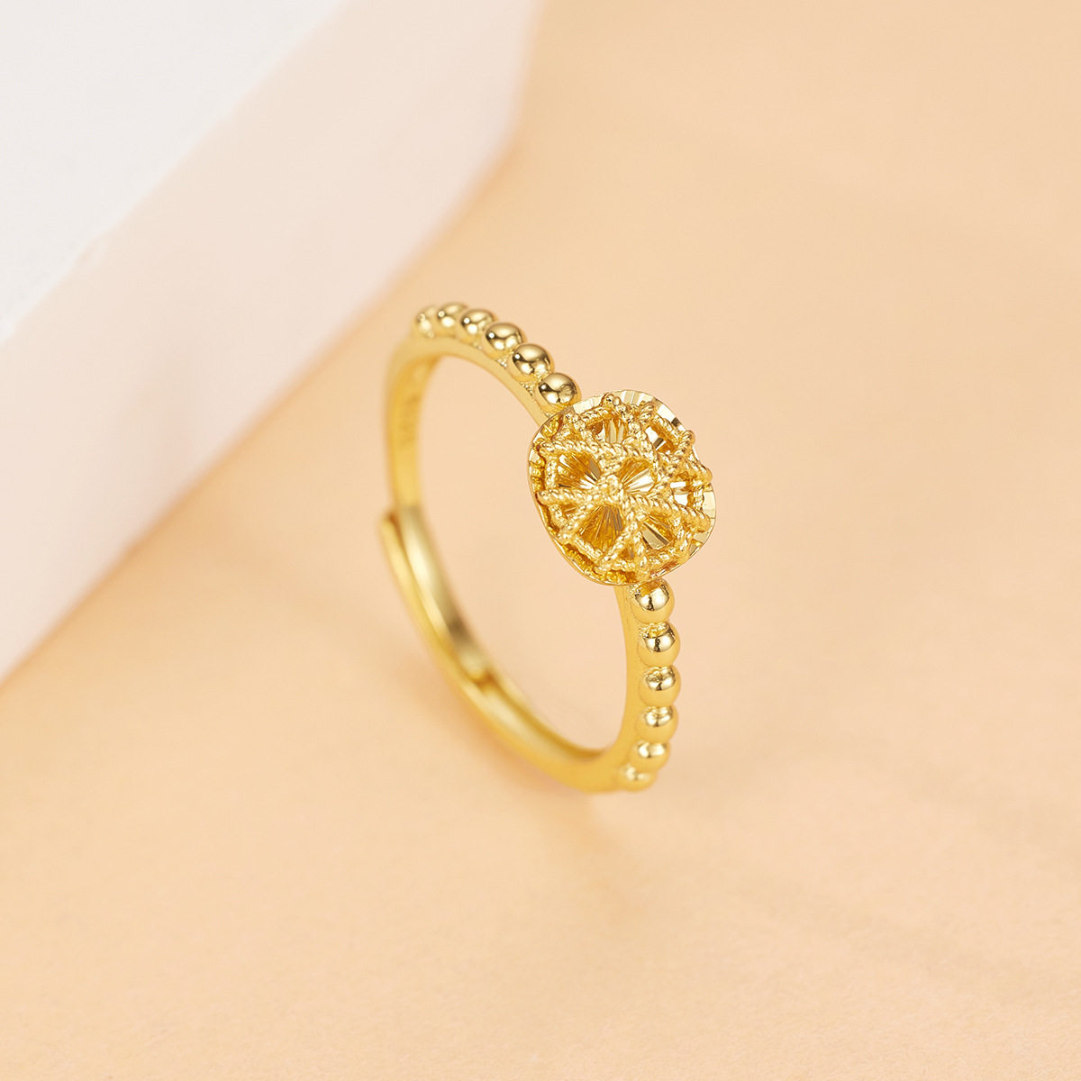 s925银周家同款爆闪方糖戒指女黄金色拉丝小方块车花片饰品厂,饰品/流行首饰/时尚饰品新,戒指/指环,淘宝优惠券,粉丝福利购,淘宝优惠卷