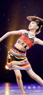 定制傣族服装雨竹林邵多丽舞台道具头饰跳舞翘边花腰斗笠带头套