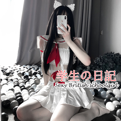 taobao agent Sexy cute Japanese school skirt, navy uniform