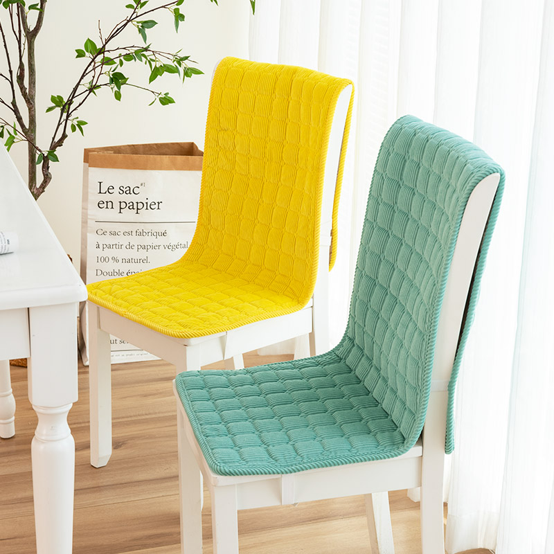 灯芯绒防滑可水洗一体坐垫