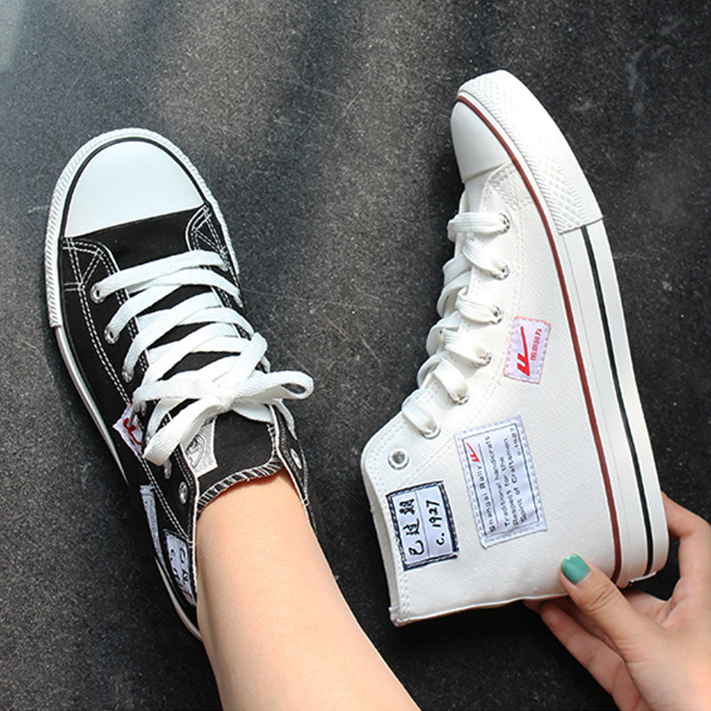 Warrior Gaobang canvas shoe men and women Mandarin Duck Lovers' shoes Champion Jointly Graffiti Hand drawn Scrapped Limitin the Men's Shoes, Canvas shoes  category - from Buy2taobao.com to provide professional Taobao agent buy service