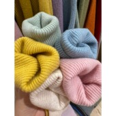 福利款 100羊毛无缝一体一线成衣亲肤舒适气质半高领坑条打底内搭