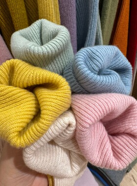 福利款 100羊毛无缝一体一线成衣亲肤舒适气质半高领坑条打底内搭