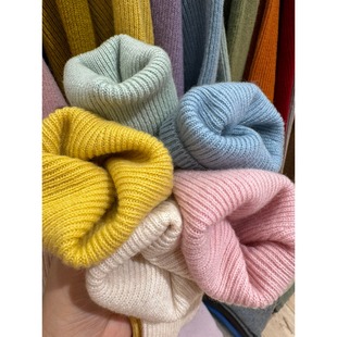 福利款 100羊毛无缝一体一线成衣亲肤舒适气质半高领坑条打底内搭