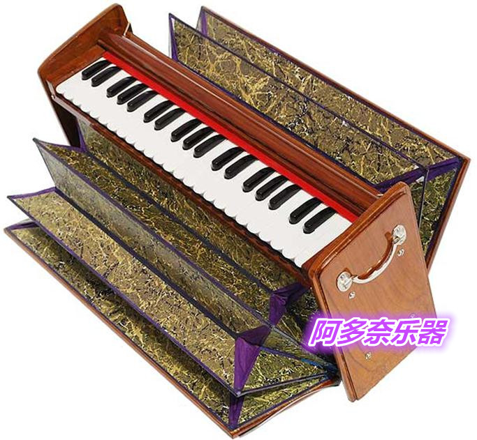 印度进口乐器 印度风琴 Harmonium 簧风琴 3.5八度 冥想唱诵 柚木