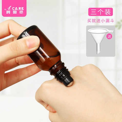 分装瓶/滚珠C1zoq001-滚珠瓶分装香水精油按摩走珠玻璃便携茶