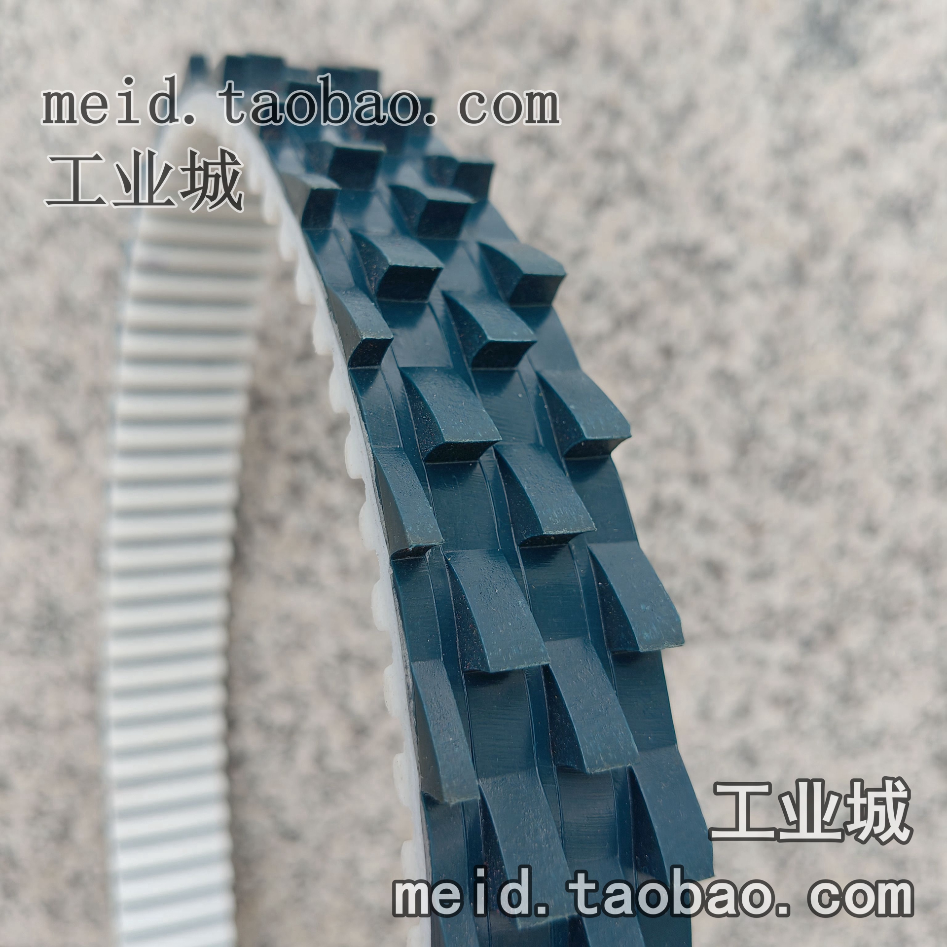 倒刺三角偏硬锯齿防滑传动同步带