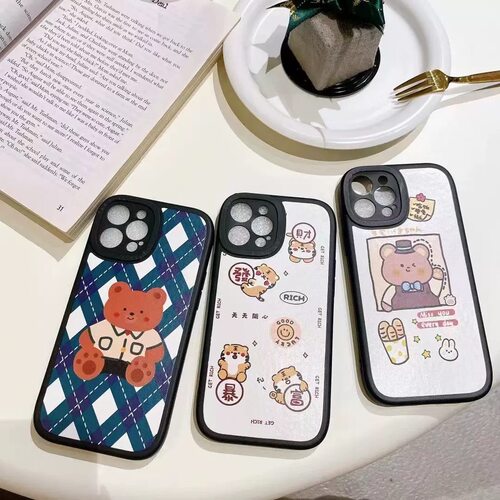 OPPO小胖妹妞卡通贴皮手机壳批发