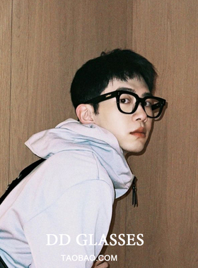 GM黑框眼镜框男可配近视镜片配超轻方框大框大脸黑色眼睛粗镜架女