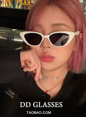 2025INS风新款小框太阳镜欧美潮流猫眼遮阳女个性防紫外线墨镜男