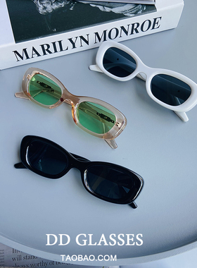 韩版黑框茶色墨镜女防紫外线防晒小红书圆脸大脸显瘦网红太阳镜男