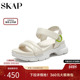 SKAP圣伽步2026春夏新款 舒适柔软厚底老爹运动休闲女凉鞋 AFY01BL4