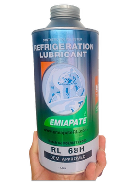 冰熊1L汽车空调冷冻机油RL68H环保油134a压缩机润滑纯合成雪种油