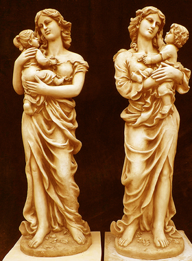 欧式风户外落地雕塑艺术品可定制