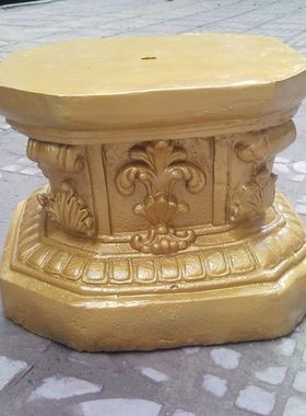 欧式风户外落地罗马柱雕塑艺术品