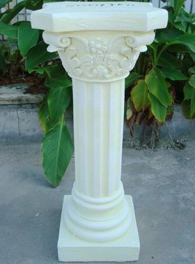 欧式风户外落地罗马柱雕塑艺术品