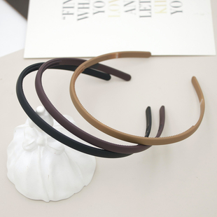 发箍女0.8厘米细边窄头箍韩版哑光发卡儿童女孩洗脸外带头发饰品
