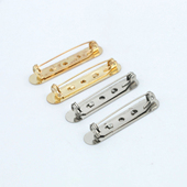 合金属3.8CM胸针托材料包胸针扣毛衣扣diy制作发饰品发扣发夹配件