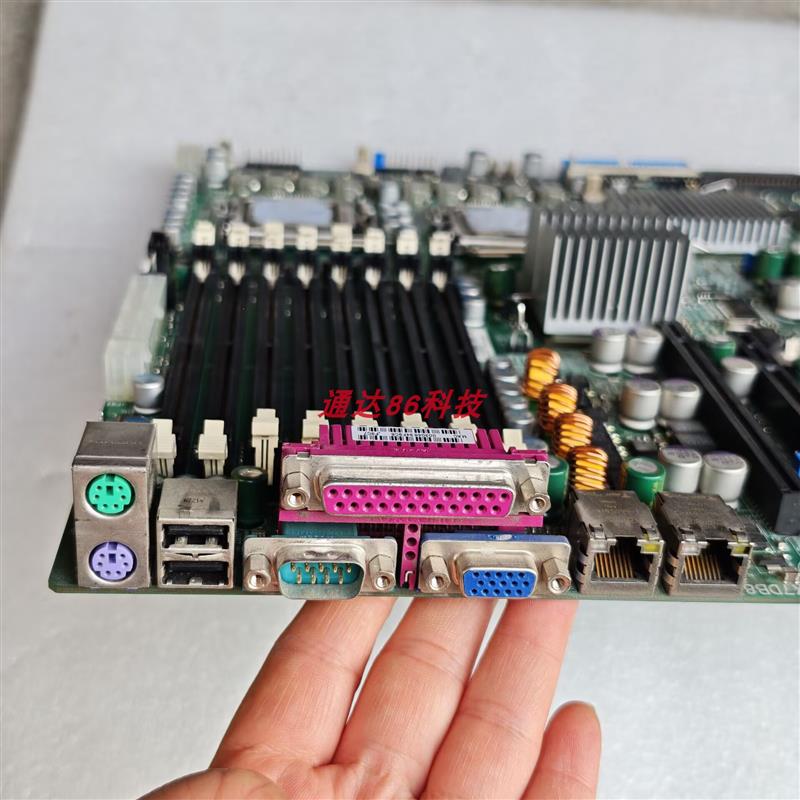 超微 X7DB8 REV 2.0双路服务器主板 LGA771至强E54L54系列 拆机