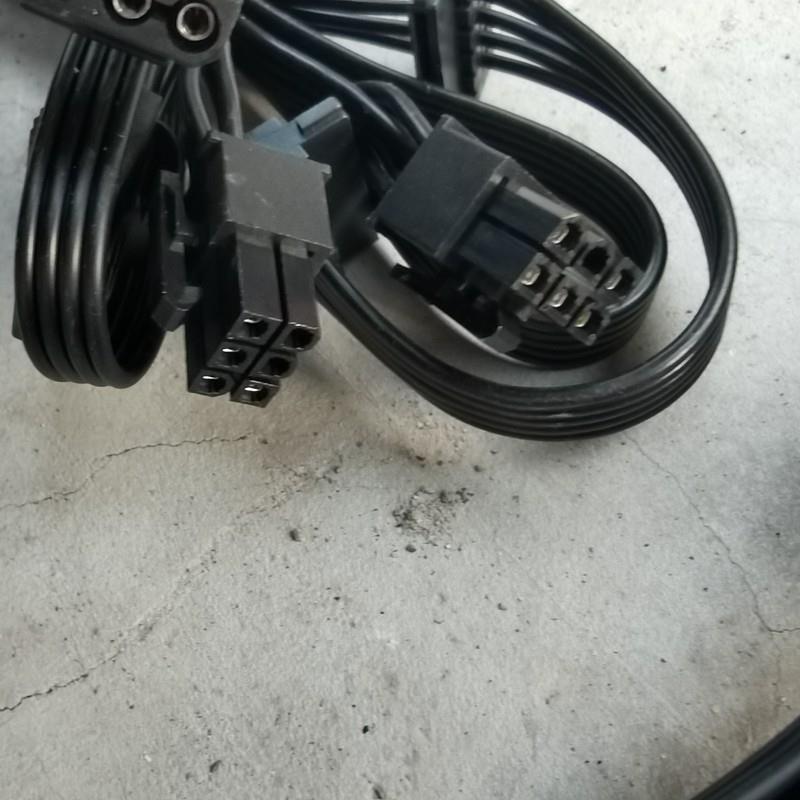 海盗船硬盘模组线RM650X HX850 RM750电源硬盘线6P转SATA 6P转IDE