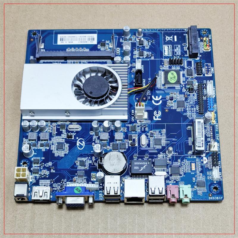 集成J1900四核超薄ITX主板低功耗17*17一体机HTPC达菲数播12V电源