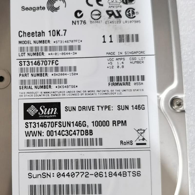 SUN 540-6605 390-0257 540-5459 390-0171 146G 10K FC 390-0118