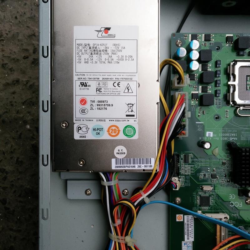 原装新巨 DP1A-6251F 36V-72V MAX250W 直流防火墙电源