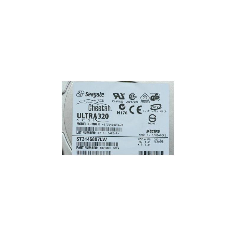 Seagate/ ST3146807LW 146G 服务器 SCSI 68针硬盘 10K
