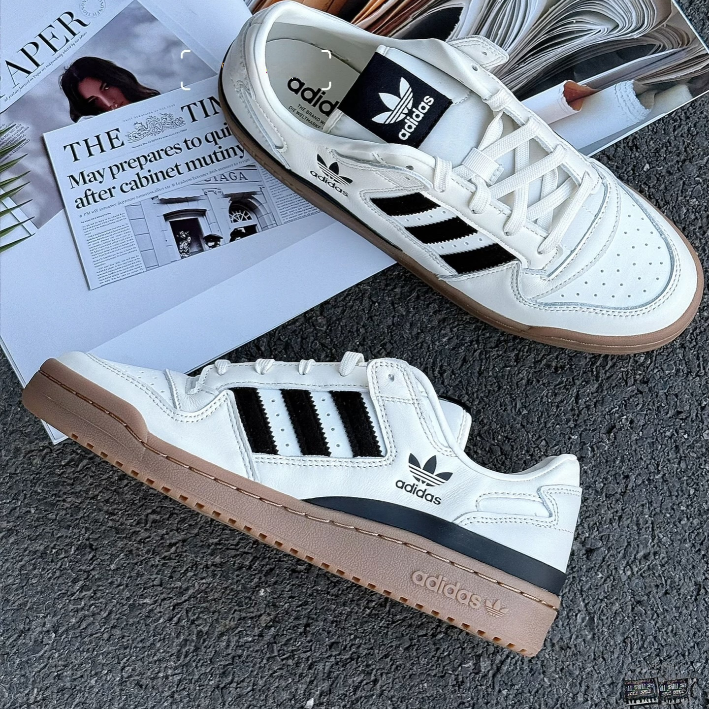 Adidas三叶草FORUM LOW日常百搭休闲篮球风板鞋运动鞋JQ0209