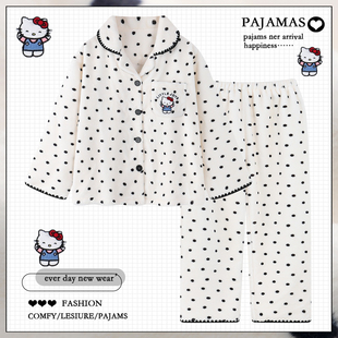 可爱卡通珊瑚绒睡衣女款 加绒加厚保暖学生法兰绒家居服冬天 秋冬季