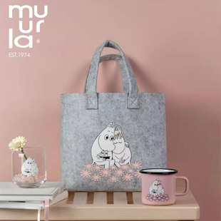 芬兰muurla Together 在一起系列搪瓷杯玻璃烛台毛毡托特包