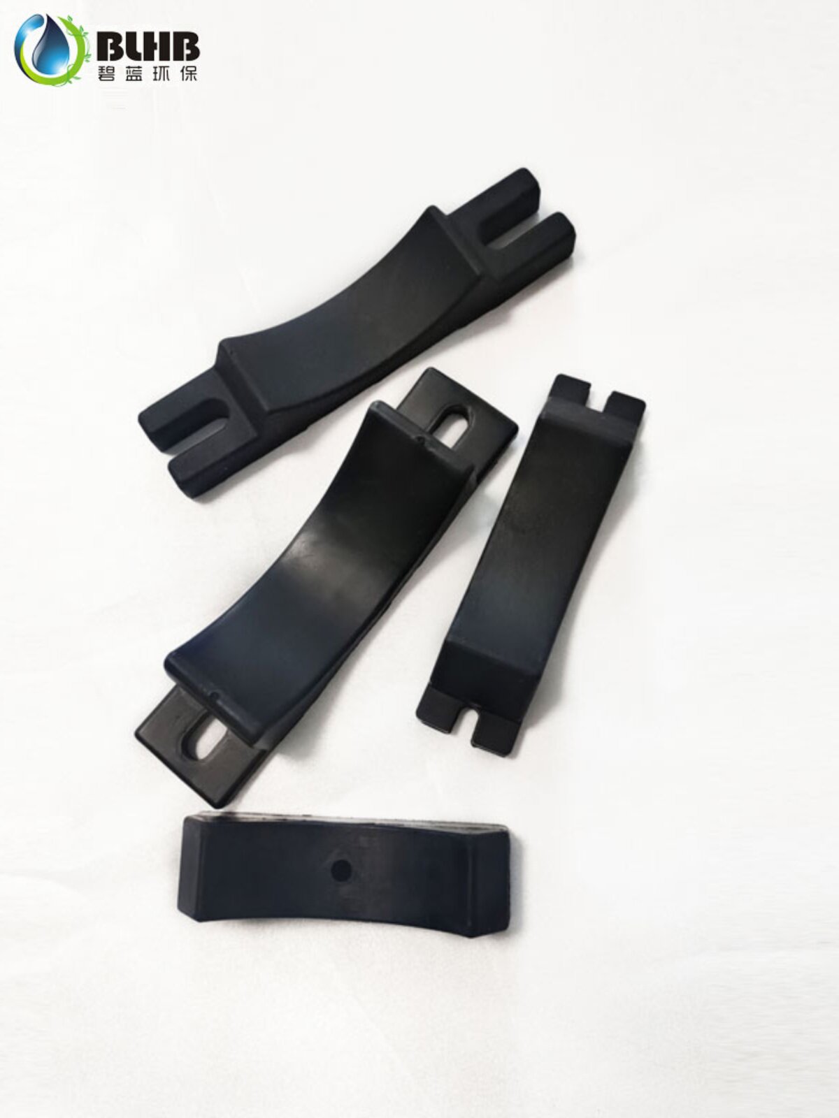 乐普唯赛勃4040膜壳超滤膜捆带座底橡胶耐酸碱黑色鞍座底座垫块