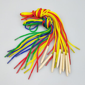 幼儿童串串珠益智力多功能玩具4宝宝穿珠子拼装 线绳1 2周岁积木3