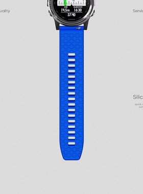 适用Garmin佳明255/265/245/165m/570/965/970硅胶针扣快拆手表带