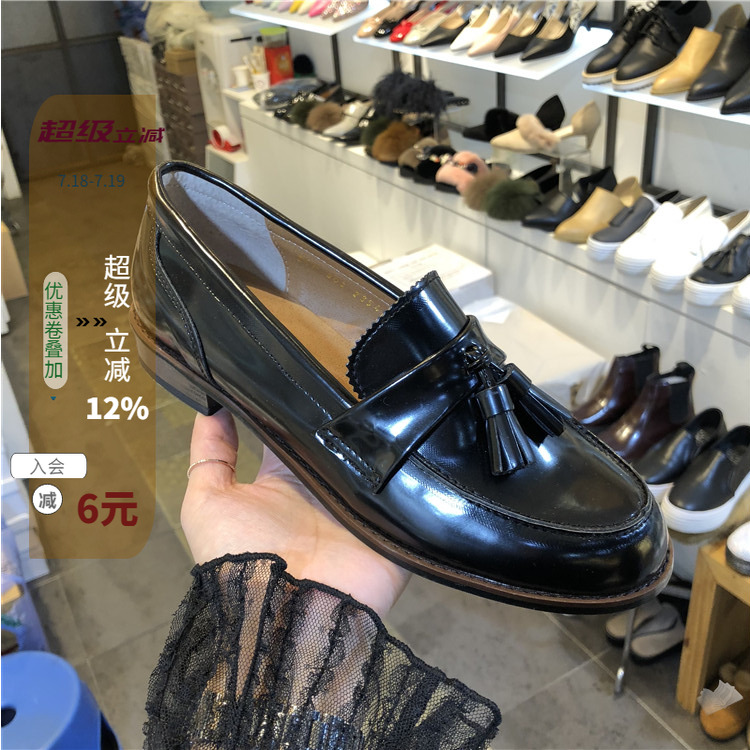 韩国实拍女鞋秋新文艺范流苏套脚