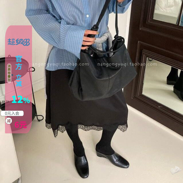 复古松弛风小坡跟穆勒包头拖半拖