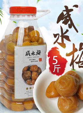 咸水梅咸酸梅潮汕特产咸梅广西酸梅子腌制青梅酸梅酱酸梅汁青竹梅