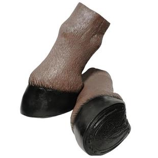 七彩虹马头面具独角兽头套节日表演派对道具乳胶动物马面罩马脚套