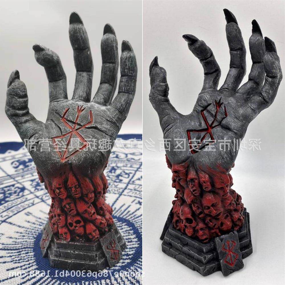 剑风传奇狂暴神之手摆件万圣节鬼手装饰品树脂工艺品狂暴神手现货