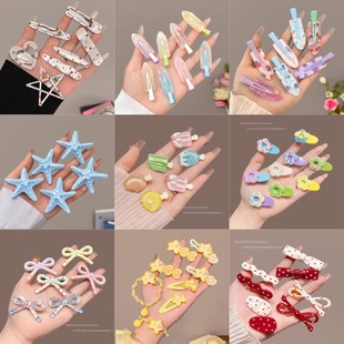 多巴胺星星发夹韩系清新甜美发卡早春发饰氛围感头饰可爱百搭边夹