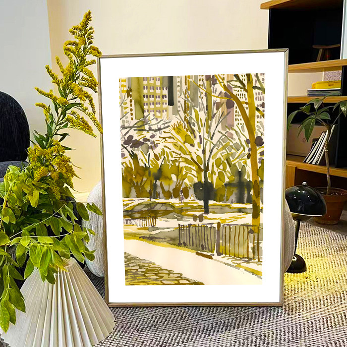 法国本皮尔斯城市风景客厅装饰画