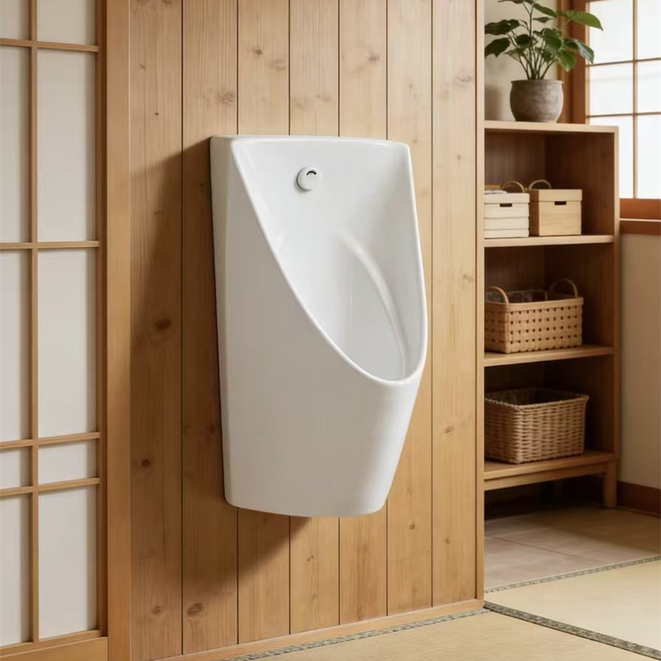 16年老店商用挂墙感应冲水小便器