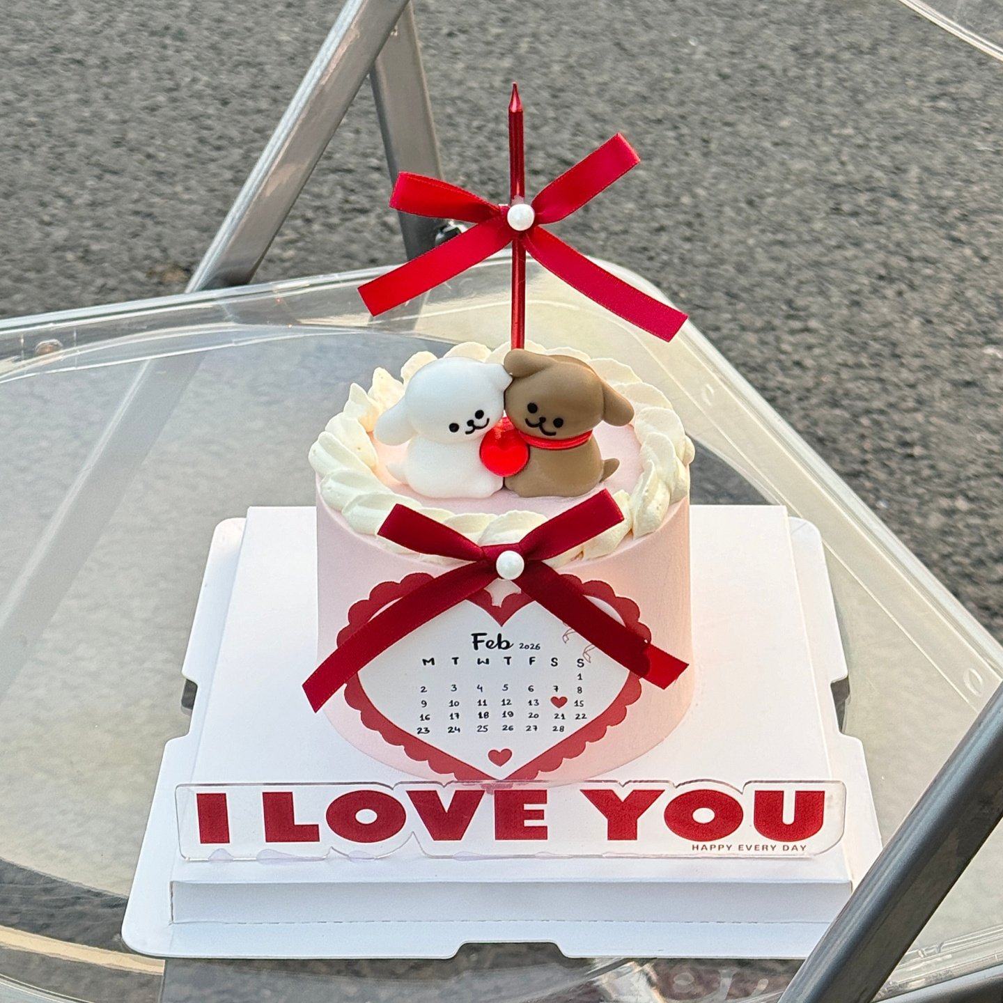 2.14情人节情侣日历爱心卡片蛋糕装饰拥抱爱心线条小狗甜品台摆件,节庆用品/礼品,节日装扮用品,淘宝优惠券,粉丝福利购,淘宝优惠卷