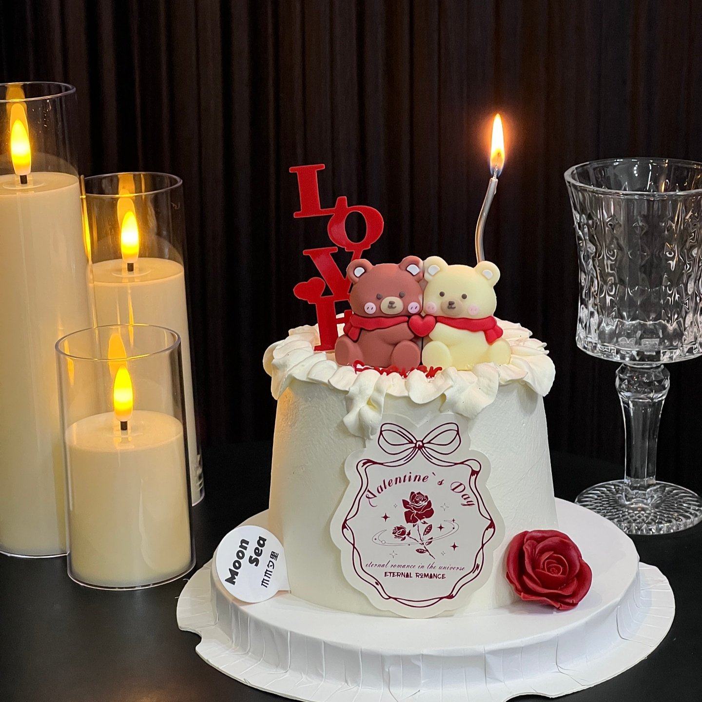 2.14网红情人节围巾爱心小熊蛋糕装饰摆件情侣表白love亚克力装扮,节庆用品/礼品,节日装扮用品,淘宝优惠券,粉丝福利购,淘宝优惠卷