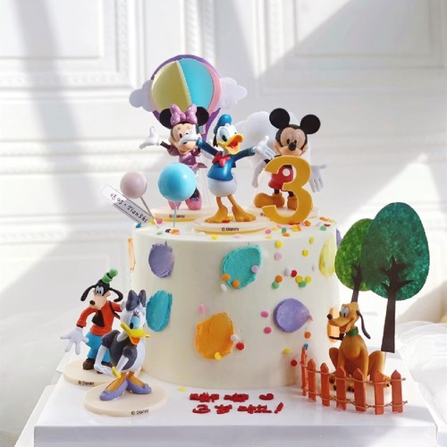 米老鼠米妮米奇生日蛋糕装饰