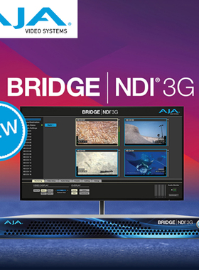 AJA BRIDGE NDI 3G 紧凑的1RU设备 SDI 与 NewTek NDI 视频的相互转换
