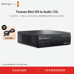 Blackmagic Design Teranex Mini SDI to Audio 12G 音频解嵌器