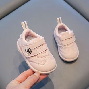 婴儿软底学步鞋新款0-2岁宝宝休闲鞋防滑防踢儿童鞋子男女魔术贴