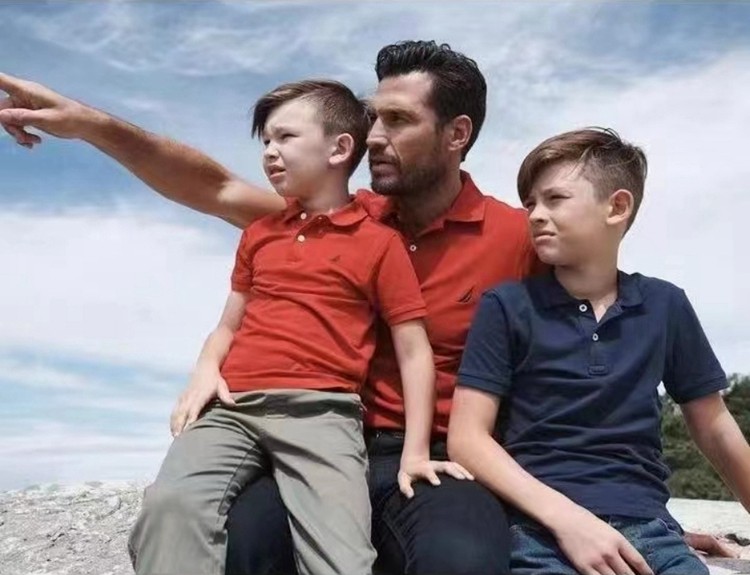 童装2021夏款大小童男童休闲儿童短袖T恤polo衫